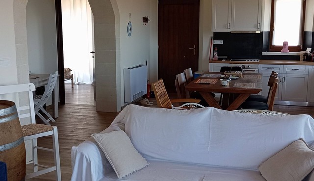Spectacular villa with sea view,6min drive from Chania airport,near famous beach
