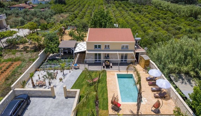 Splendid Chania Villa | 3 Bedrooms | Garden View Villa | Short Drive to City Centre | Private & Secluded
