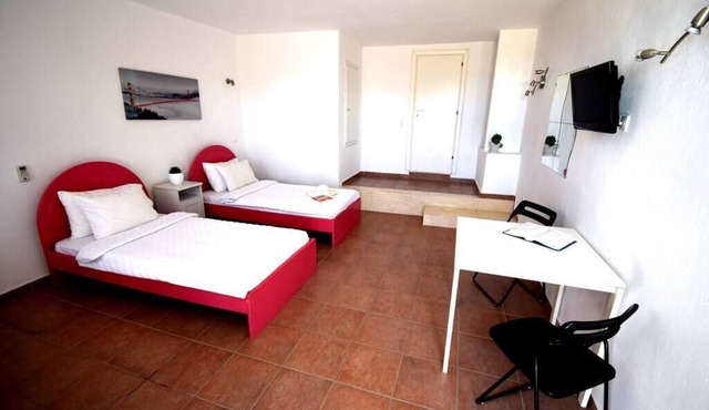Studio apartment for 3 people, with bathroom and