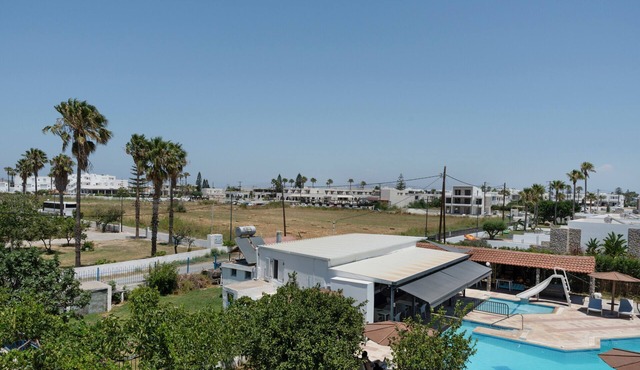 Studio Apartment 'Golden Sun 3' with Sea or Garden View, Shared Pool and Wi-Fi in Kos