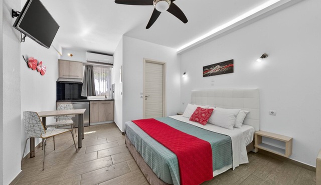 Studio Apartment 'Sivota Colours 22' with Private Terrace, Wi-Fi and Air Conditioning