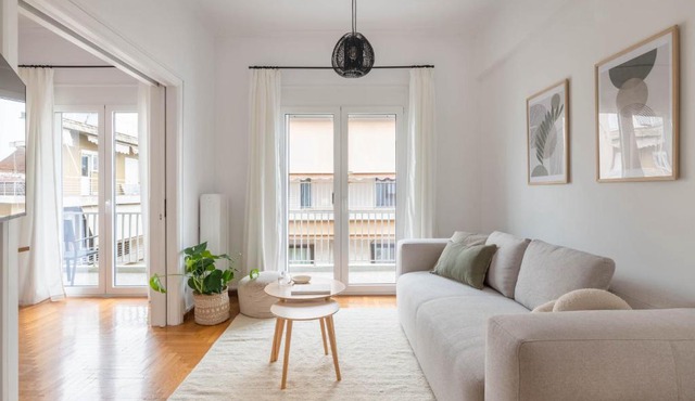 Sunny 2BR Apartment in Nea Smyrni by UPSTREET