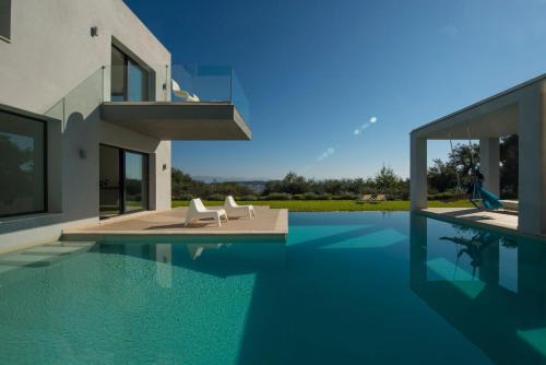 Super Luxury Corfu Villa Villa Eve Private Pool Sea View 4 Bdr Kastania