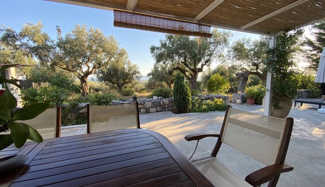 The Secret Garden at Villa Georgia Kalamata in Kalamata