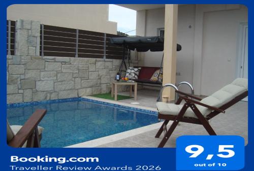 “Theeporto” Maisonette with pool in Gouves