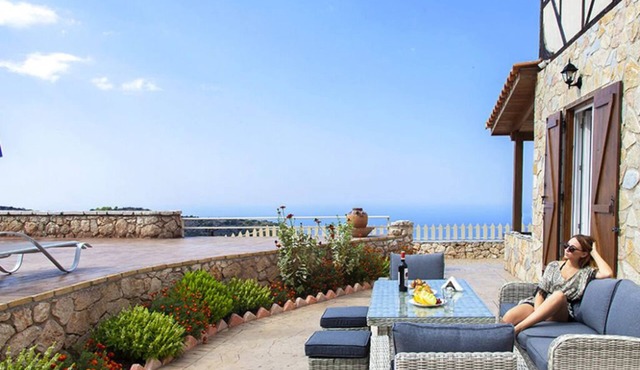 Traditional Villa with Private Pool & Breathtaking Ionian Sea Sunset View