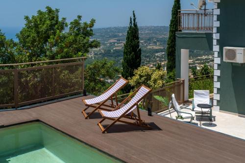 Trithea Seaview Villa with Pool Quiet and Relaxing