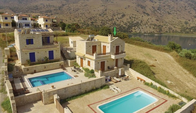 Vacation home only 50 m from the Kournas lake.