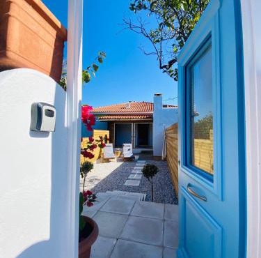 Vakantiehuis Samos met tuin - 5 min van strand - vlakbij Pythagorion in Mýloi