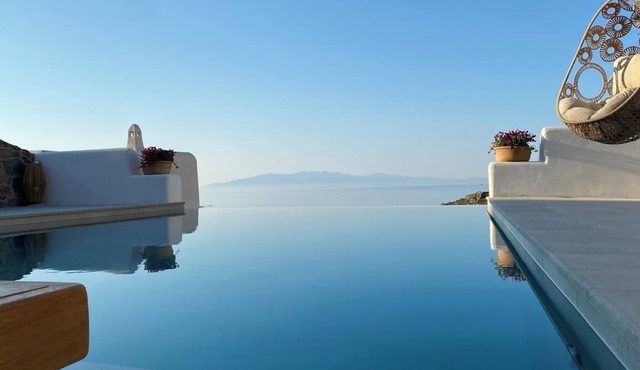 Villa Camelia 1 - 1BR - Private Pool & Jacuzzi - Sea View - Psarou (Nammos)