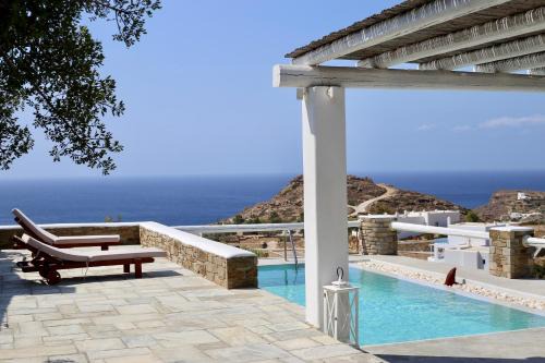 Villa Giulia, Seaview Villa near Chora