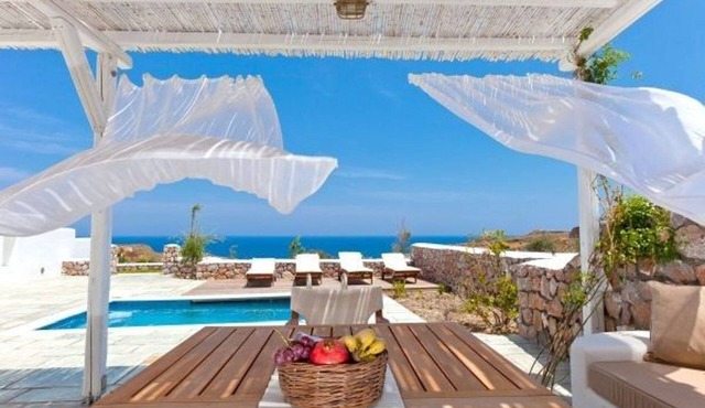 Villa Solaryth, Divine Sea Views, Private Pool, Furnished Terrace, Santorini