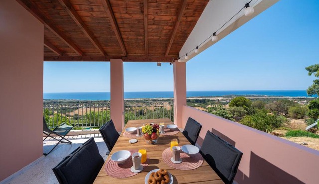 Villa Thea Ferienhaus mit Meerblick auf Kefalonia in Sarlata