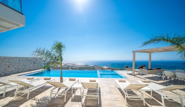 Vlla Nafsika | Luxury villa *amazing sea view * near Falassarna Beach