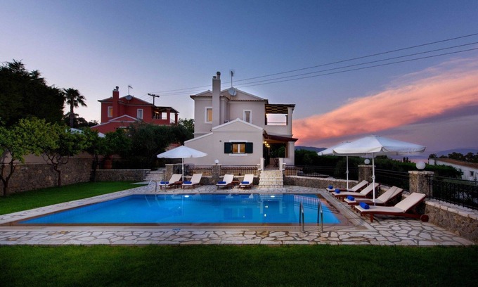 Dassia Villa | Luxury Corfu Villa | Villa Jasmine | Private Pool | 4 BDR | Dassia