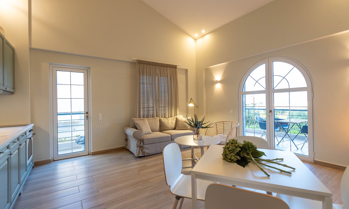 Psathopirgos Apartment | Two Olive Trees - "Olive" Apartment - 2 bedrooms - Sea View
