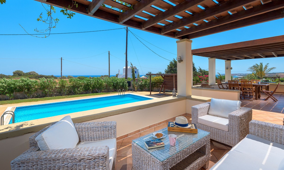 Lahania Villa | Villa With Private Pool, Garden, Breathtaking Sea View And Beach.