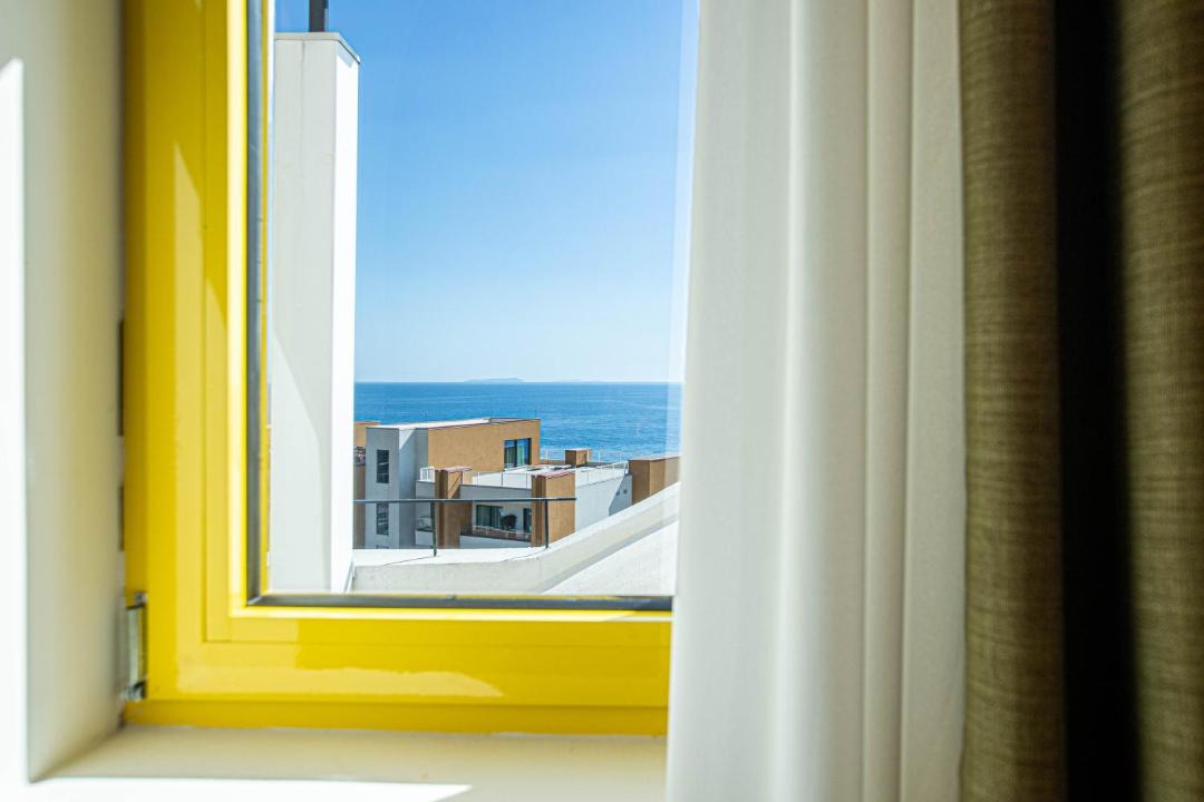 Dhermi Apartment | Santorini Luxury Room 9 - Sea View, Parking and more
