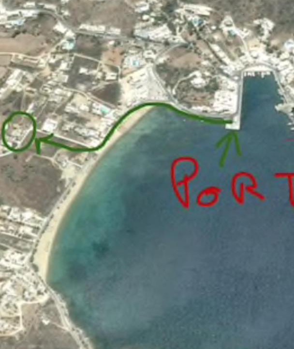 Ios Town Villa | Villa Campos Yalos beach
