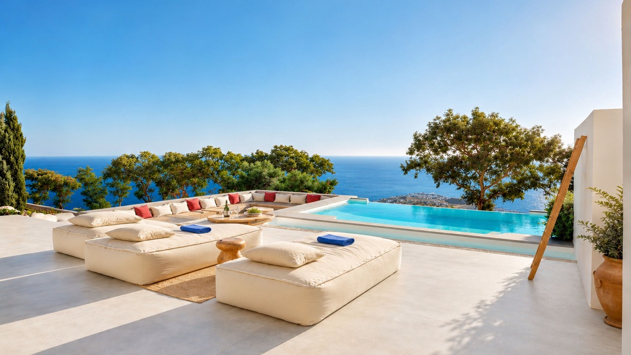Photo of Patio Balcony in Santorini