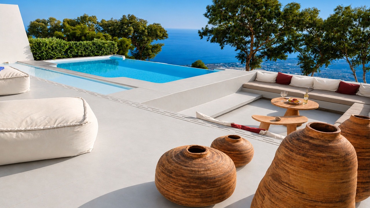 Photo of Patio Balcony in Santorini