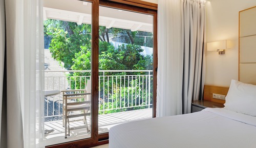 Standard Double Room with Balcony and Garden View