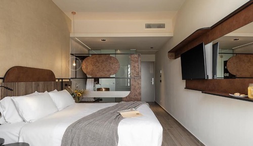Superior Double or Twin Room, Balcony, Partial Sea View