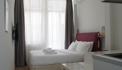 Comfort Studio, 1 Double Bed, Balcony, City View