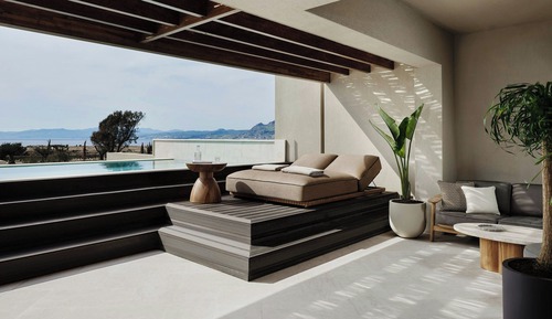 Executive Suite, 1 King Bed with Sofa bed, Sea View