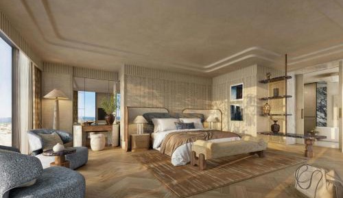 Presidential King Suite with Sofa Bed, Balcony and Sea View