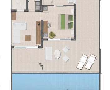 Superior Suite Sea View with Private Pool and Free Transfer