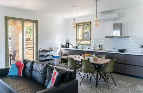 Lefktron Villa | Family villa with 2 apartments, private pool and sea view