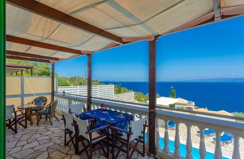 Paxos Villa | Villa Martha Large Private Pool Walk to Beach Sea Views A C Wifi Car Not Required - 2247