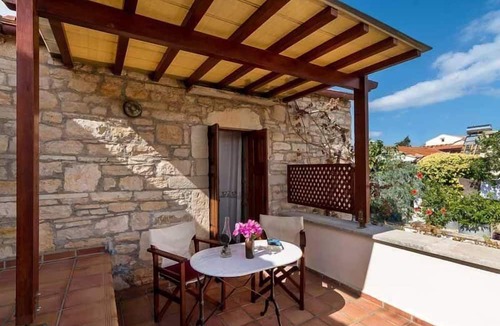 Douliana House | Traditional house Filippa with fireplace