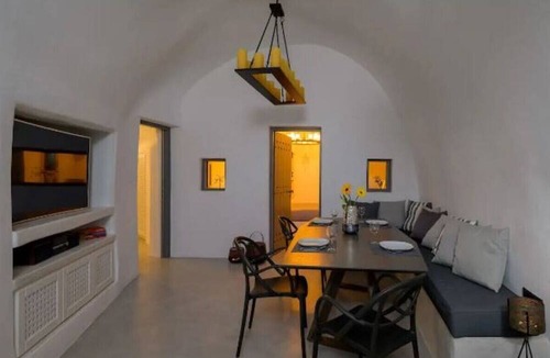 Karterados Villa | Cave Villa in Karterados: Enjoy Modern Luxury Amenities with a Private Jacuzzi