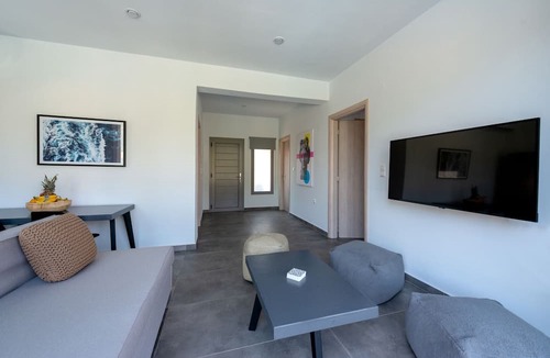 Skala Rachoniou Villa | Dazzling Thasos Villa | Villa Fana | 2 Bedrooms | Private Outdoor Swimming Pool Surrounded by a Spacious Private Garden | Furnished Balcony and Terrace | Rachoni, Skala Rachoniou