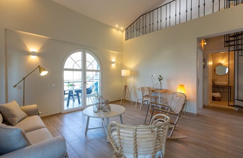 Psathopirgos Apartment | Two Olive Trees - "Olive" Apartment - 2 bedrooms - Sea View
