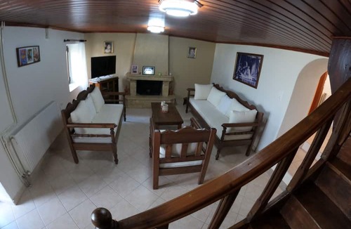 Mavromati House | Authentic Mountain Village Home near Meteora- Fireplace, Views & Family Comfort