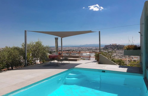 Athens City Centre Apartment | Swim with a 360° View in the Centre of Athens