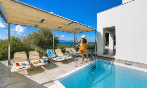 Kavros Villa | Cretan Sunset Villa Heated Pool