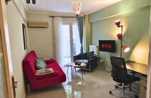 Pangrati Apartment | Digital nomads Athens up to 4 Center Evaggelismos Metro 1000 Mbps Fiber Internet enjoy Greek Hospitality