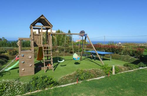 Adelianos Kampos Villa | Luxury Villa Orizontes with Private Outdoor & Heated Indoor Pool, Hot Tub & Gym