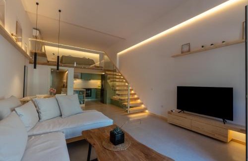 Alepou Apartment | Mezzanine - Designer Loft near Corfu Town