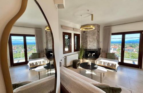 Kato Lechonia Villa | Pelion PNOES Luxury Seaview Villa with priv Garden
