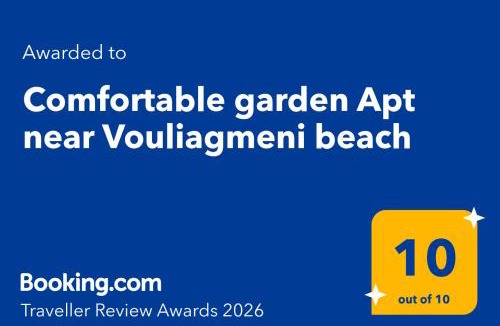 Vouliagmeni Apartment | Comfortable garden Apt near Vouliagmeni beach