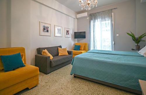 Metaxourgio Apartment | Urban Art Experience with Acropolis View