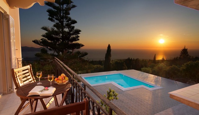 Panoramic Sunset in Kefalonia