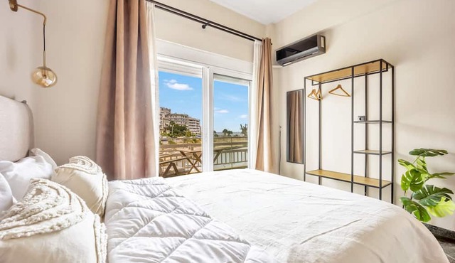Sunny Apartment Next to the sea Amazing View in Piraeus