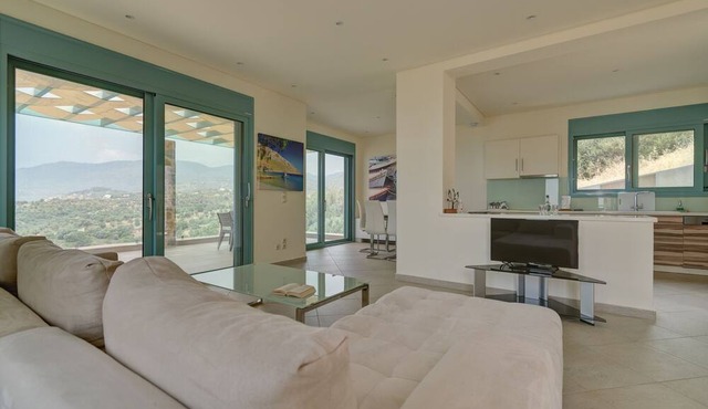 Ouzo Panoramic Houses 2, with private pool in Lesvos