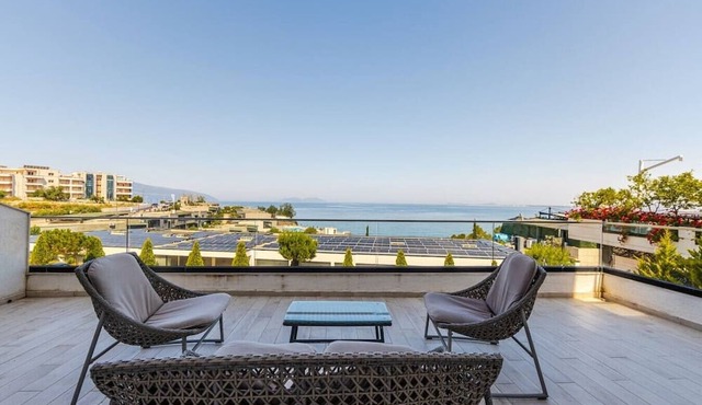 Olive Horizon Suite | Sea View & Parking by PikHost in Vlorë
